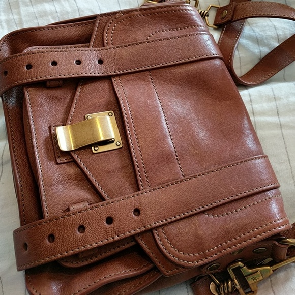 Proenza Schouler PS1 Pouch Bag Tan Crossbody - Picture 4 of 8